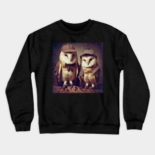Barn Owl Detectives Crewneck Sweatshirt